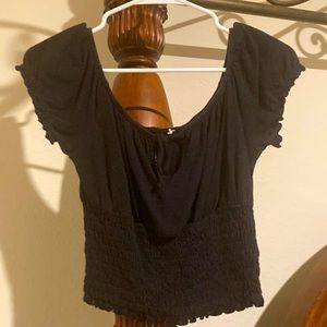 black off the shoulder never worn and in good condition don’t know where from